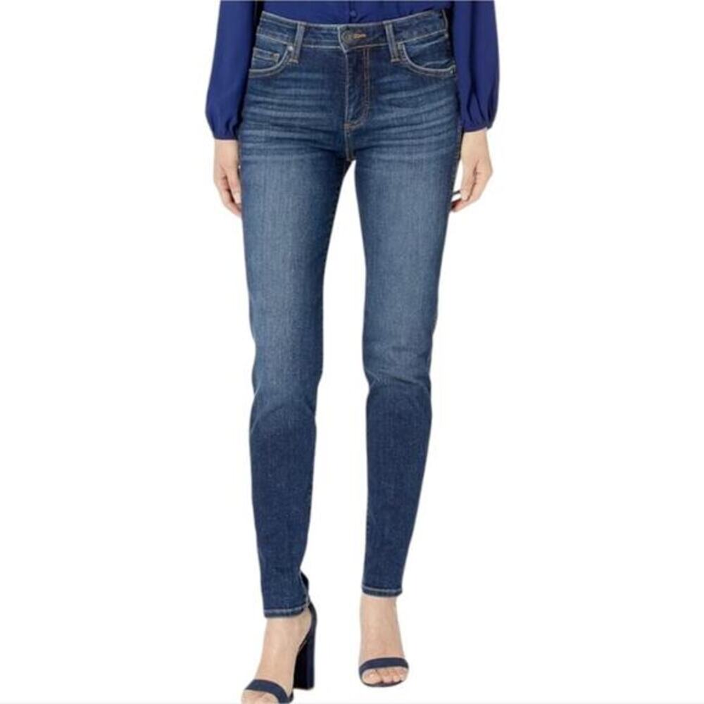 Kut from the Kloth Medium Wash Skinny High Rise Stretch Jeans Plus Size 20‎ W
